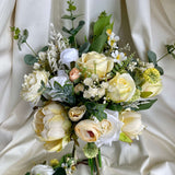 Luxury artificial lemon theme wedding bouquet collection