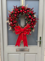 Ultra Luxury Collection extravagant red Christmas wreath