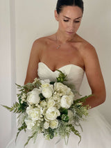 The Exquisite Large Luxury artificial Ivory Bridal Wedding bouquet collection