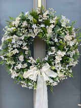 Extra large Luxury Artificial Baby’s Breath Wreath Year Round
