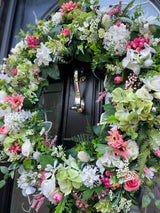 Extra Large luxury artificial year round hydrangea wreath