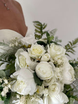 The Exquisite Large Luxury artificial Ivory Bridal Wedding bouquet collection