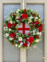 Luxury artificial England World Cup wreath year round