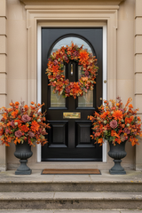Extra large luxury warm autumn wreath