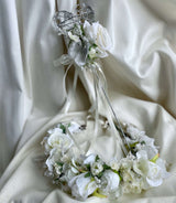 Flower girl wand for weddings, birthday and celebrations