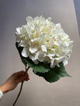 Antique White huge artificial hydrangea for arrangements