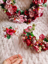 Luxury artificial customisable wedding flower crown