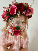 Luxury artificial customisable wedding flower crown