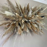 Luxury Pampas wall display arrangement