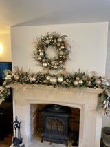 Large Luxury Golden Glow Christmas Wreath