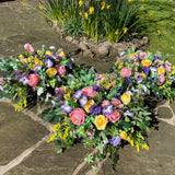 Extra large Luxury artificial customisable hanging basket