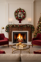 Large luxury traditional nutcracker christmas wreath