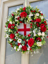 Luxury artificial England World Cup wreath year round