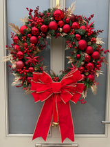 Ultra Luxury Collection extravagant red Christmas wreath