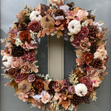 New Extra Large Brown Luxury Autumn Wreath