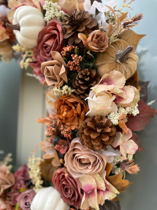 New Extra Large Brown Luxury Autumn Wreath