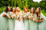 Luxury artificial rustic Bridal Bouquet, nude and orange silk, preserved and pampas wedding bouquet collection