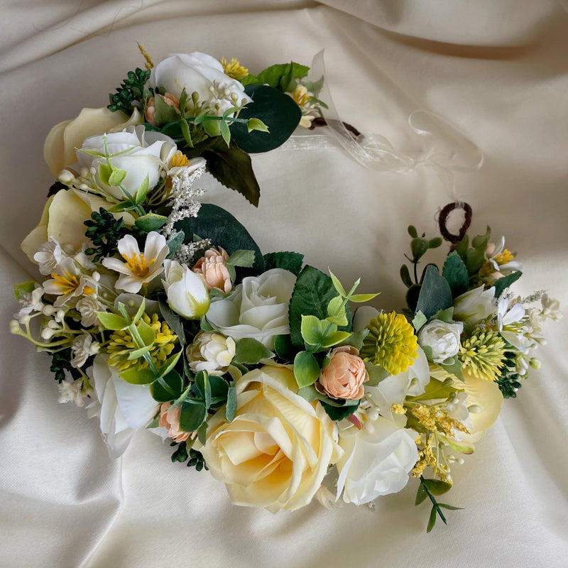 Luxury artificial lemon theme wedding bouquet collection