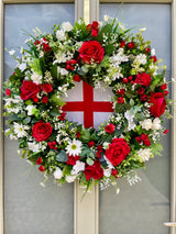 Luxury artificial England World Cup wreath year round