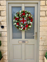 Luxury artificial England World Cup wreath year round