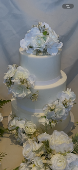 The Exquisite Large Luxury artificial Ivory Bridal Wedding bouquet collection