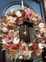 Extra Large Brown Luxury Autumn Wreath