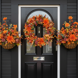 Extra large luxury warm autumn wreath