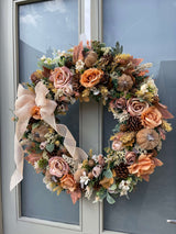 Extra large luxury artificial autumn wreath