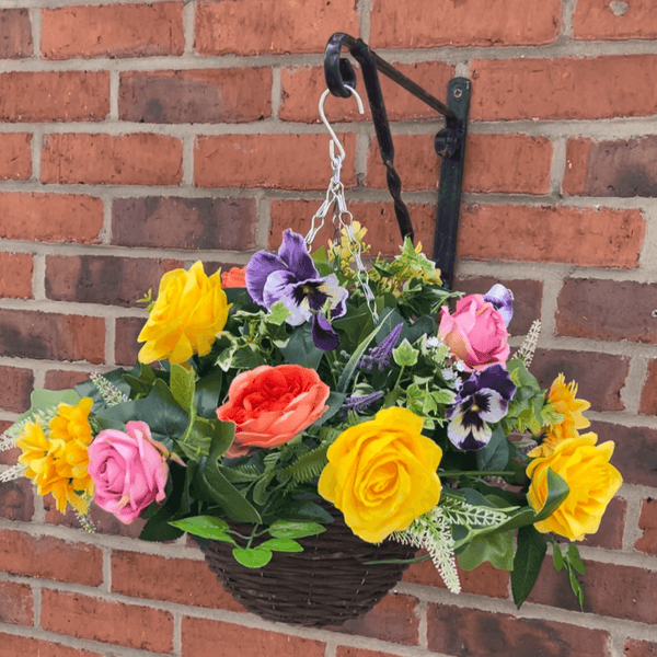 Customisable Luxury artificial summer  hanging basket