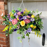 Extra large Luxury artificial customisable hanging basket