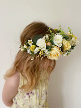 Luxury artificial lemon wedding theme customisable flower crown