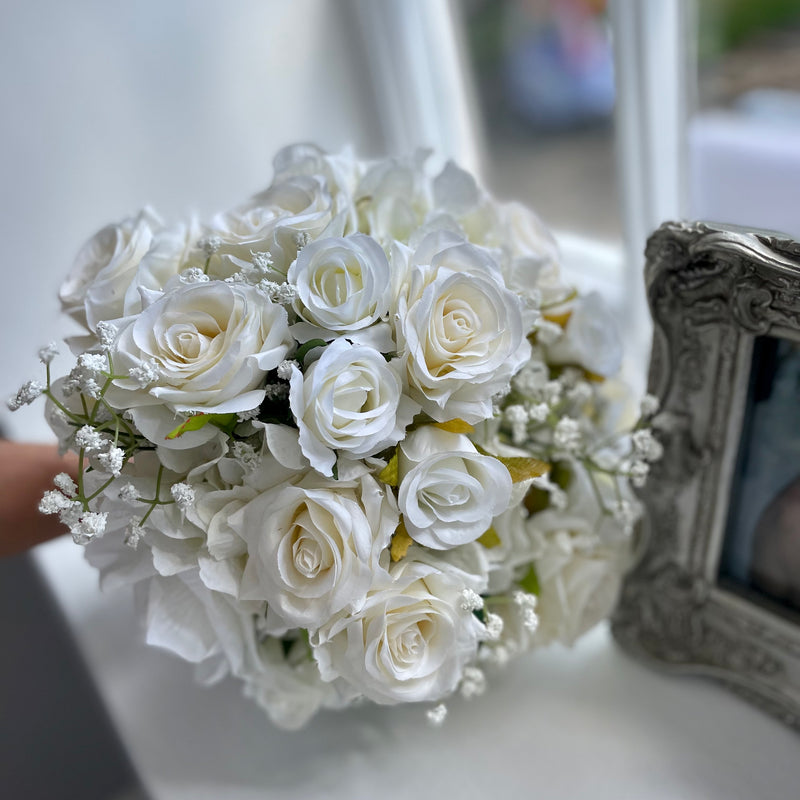 Luxury artificial custom bridal wedding bouquet