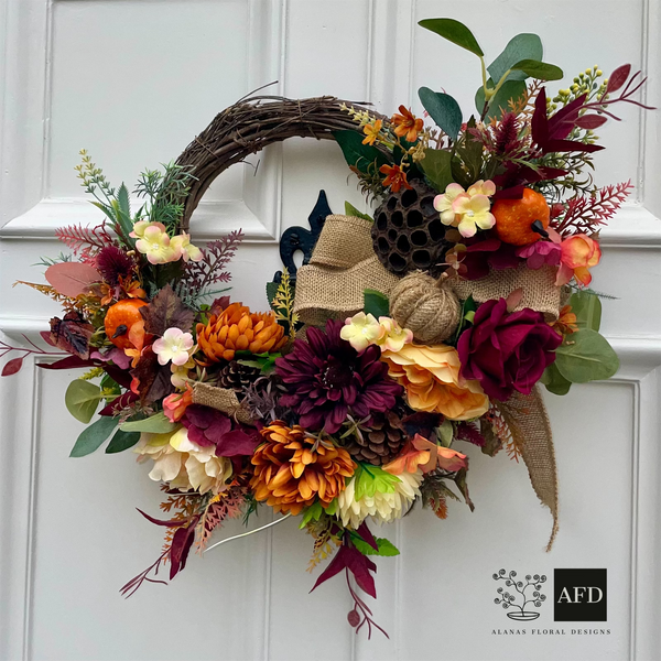 Luxury Large Autumn Warm Wreath