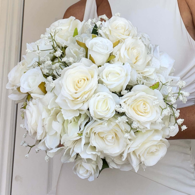 Luxury artificial custom bridal wedding bouquet